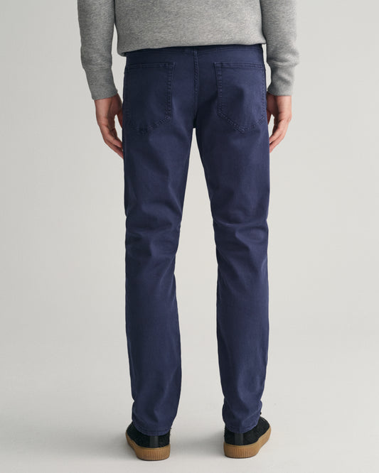 MARINE, REGULAR DESERT JEANS, BACK-VIEW BY GANT AU.
