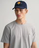 GREY MELANGE, REG SHIELD SS T-SHIRT, CLOSE-UP BY GANT AU.