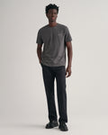 ANTRACIT MELANGE, REG SHIELD SS T-SHIRT BY GANT AU.
