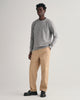 GREY MELANGE, REG SHIELD C-NECK SWEAT BY GANT AU.