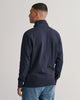 EVENING BLUE, REG SHIELD FULL ZIP SWEAT, BACK-VIEW BY GANT AU.