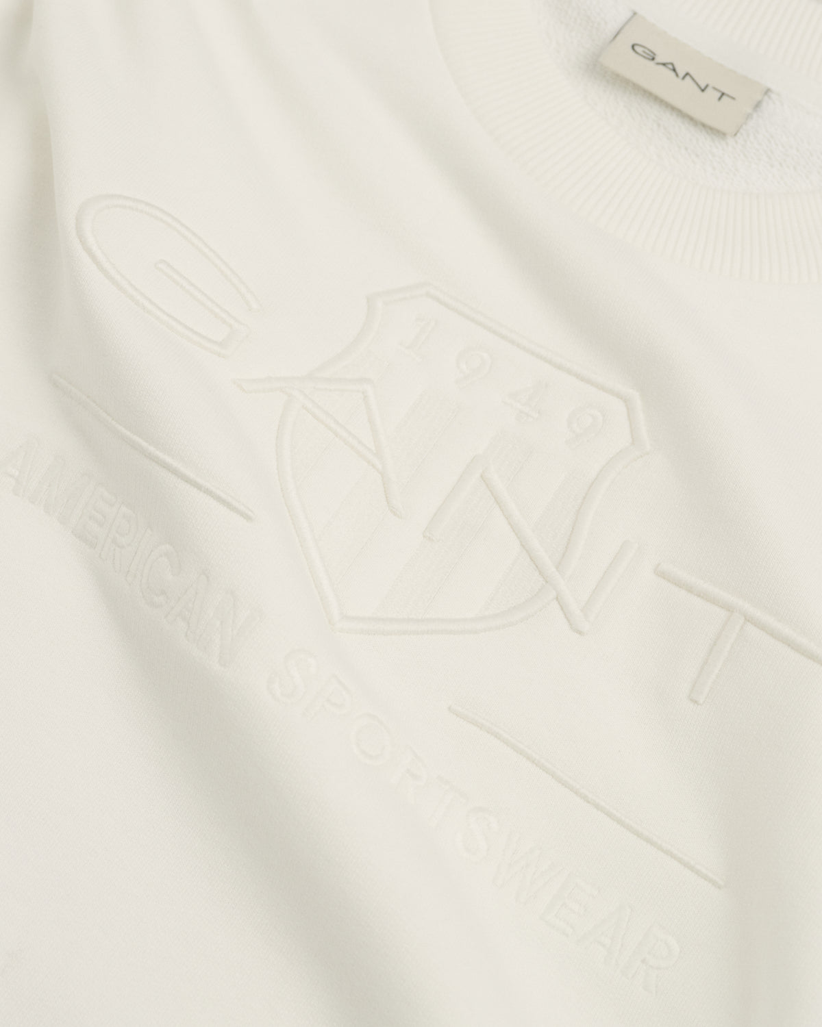 Tonal Shield Crew Neck Sweatshirt