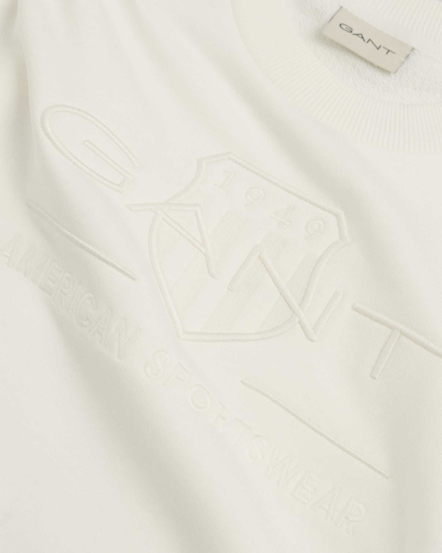 Tonal Shield Crew Neck Sweatshirt