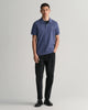 DK JEANSBLUE MELANGE, REG SHIELD SS PIQUE POLO BY GANT AU.