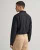 BLACK, SLIM POPLIN SHIRT, BACK-VIEW BY GANT AU.