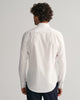 WHITE, SLIM POPLIN SHIRT, BACK-VIEW BY GANT AU.