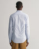 LIGHT BLUE, SLIM POPLIN SHIRT, BACK-VIEW BY GANT AU.