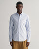 LIGHT BLUE, SLIM POPLIN SHIRT, FRONT-VIEW BY GANT AU.