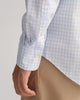 LIGHT BLUE, REG POPLIN GINGHAM SHIRT, CLOSE-UP BY GANT AU.