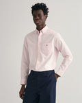LIGHT PINK, REG OXFORD SHIRT, FRONT-VIEW BY GANT AU.