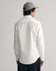 WHITE, SLIM OXFORD SHIRT, BACK-VIEW BY GANT AU.