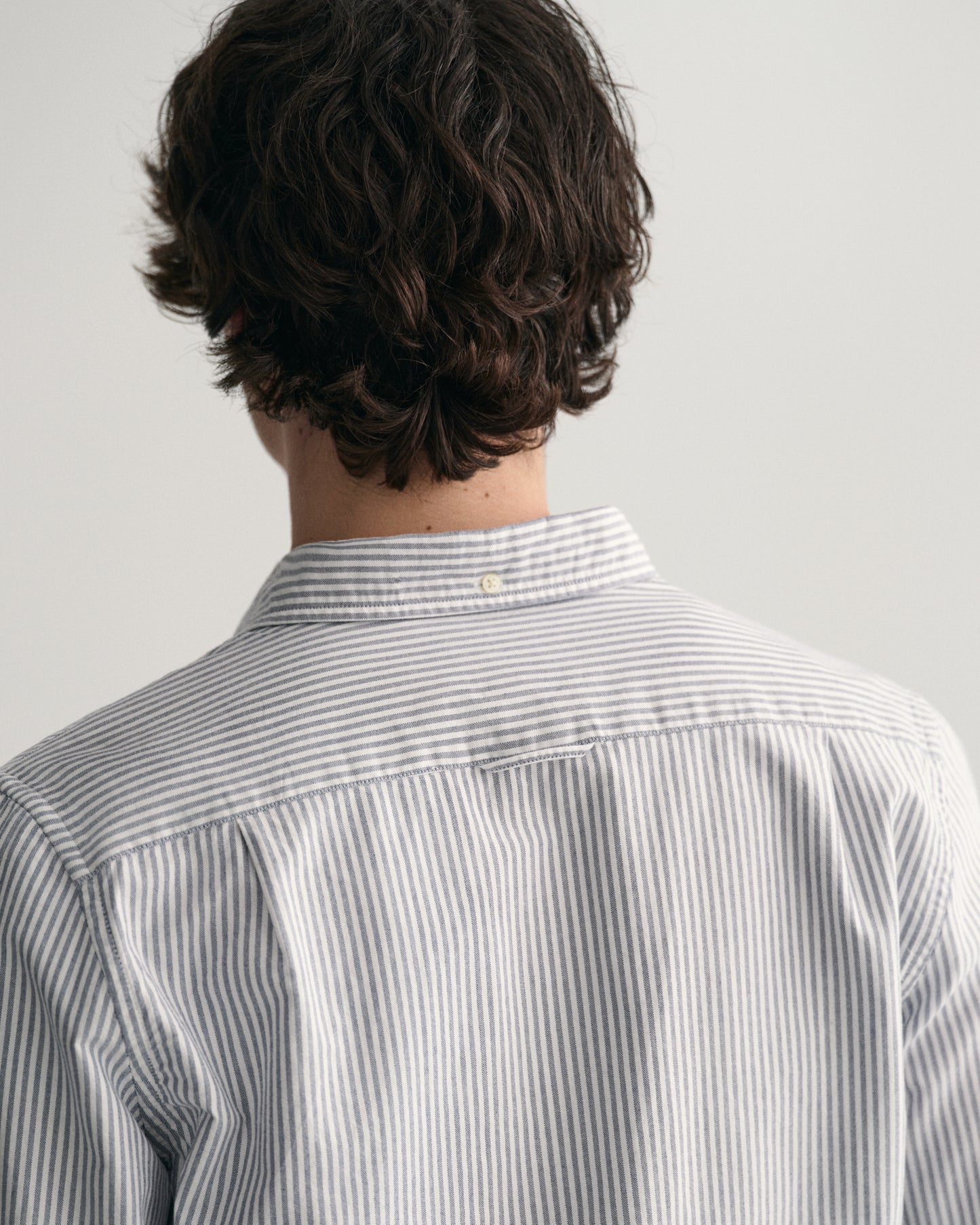 Slim Fit Banker Stripe Oxford Shirt