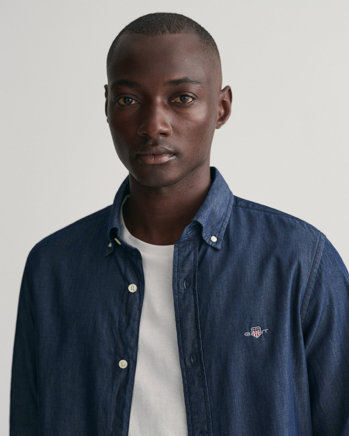Slim Fit Indigo Shirt