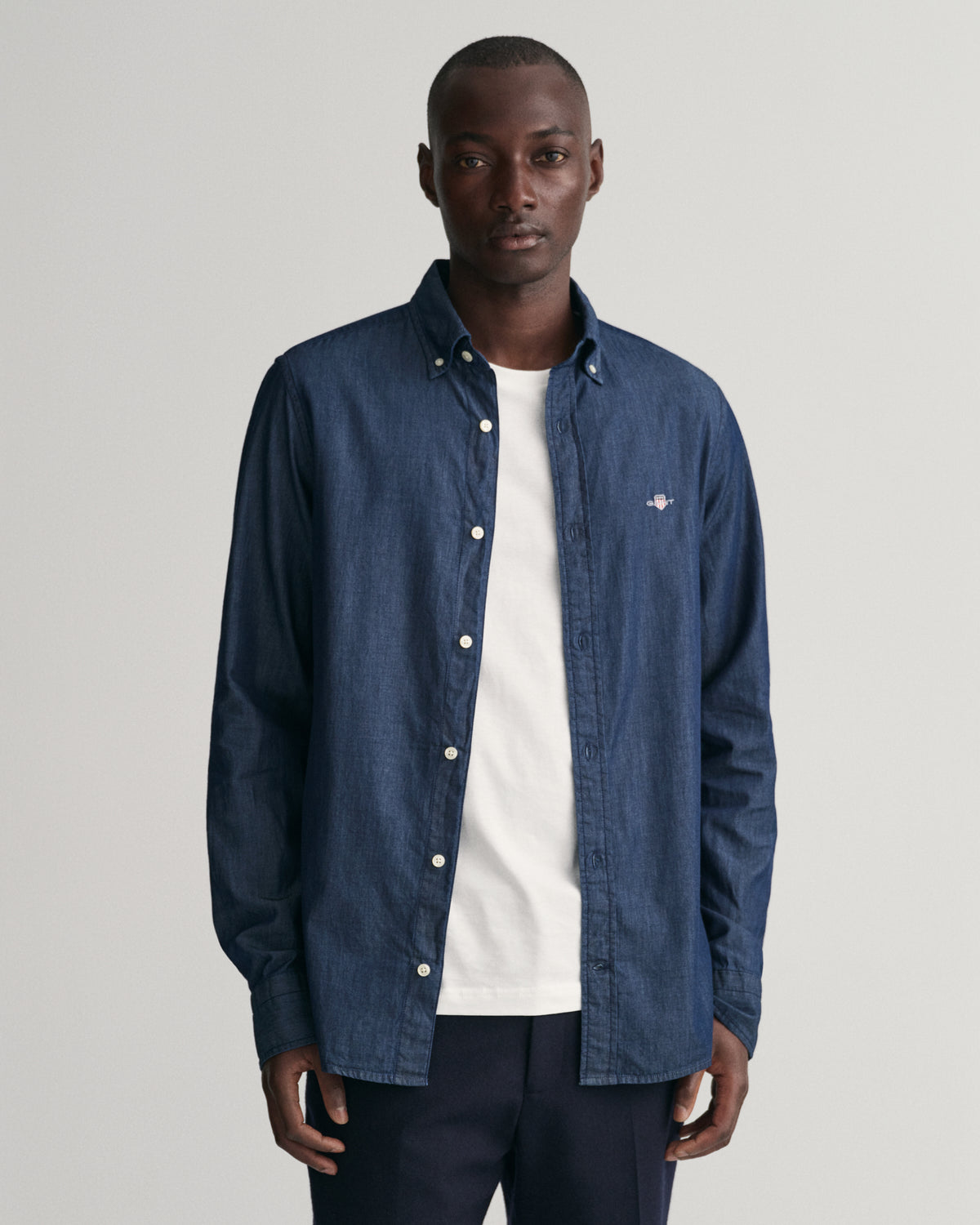 DARK INDIGO, SLIM INDIGO BD, FRONT-VIEW BY GANT AU.