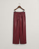 Relaxed Fit Faux Leather Pull-On Pants