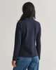 EVENING BLUE, SLIM SHIELD LS PIQUE POLO, BACK-VIEW BY GANT AU.