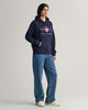 EVENING BLUE, REL ARCHIVE SHIELD HOODIE BY GANT AU.