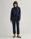 EVENING BLUE, SHIELD SWEATPANTS, FRONT-VIEW BY GANT AU.