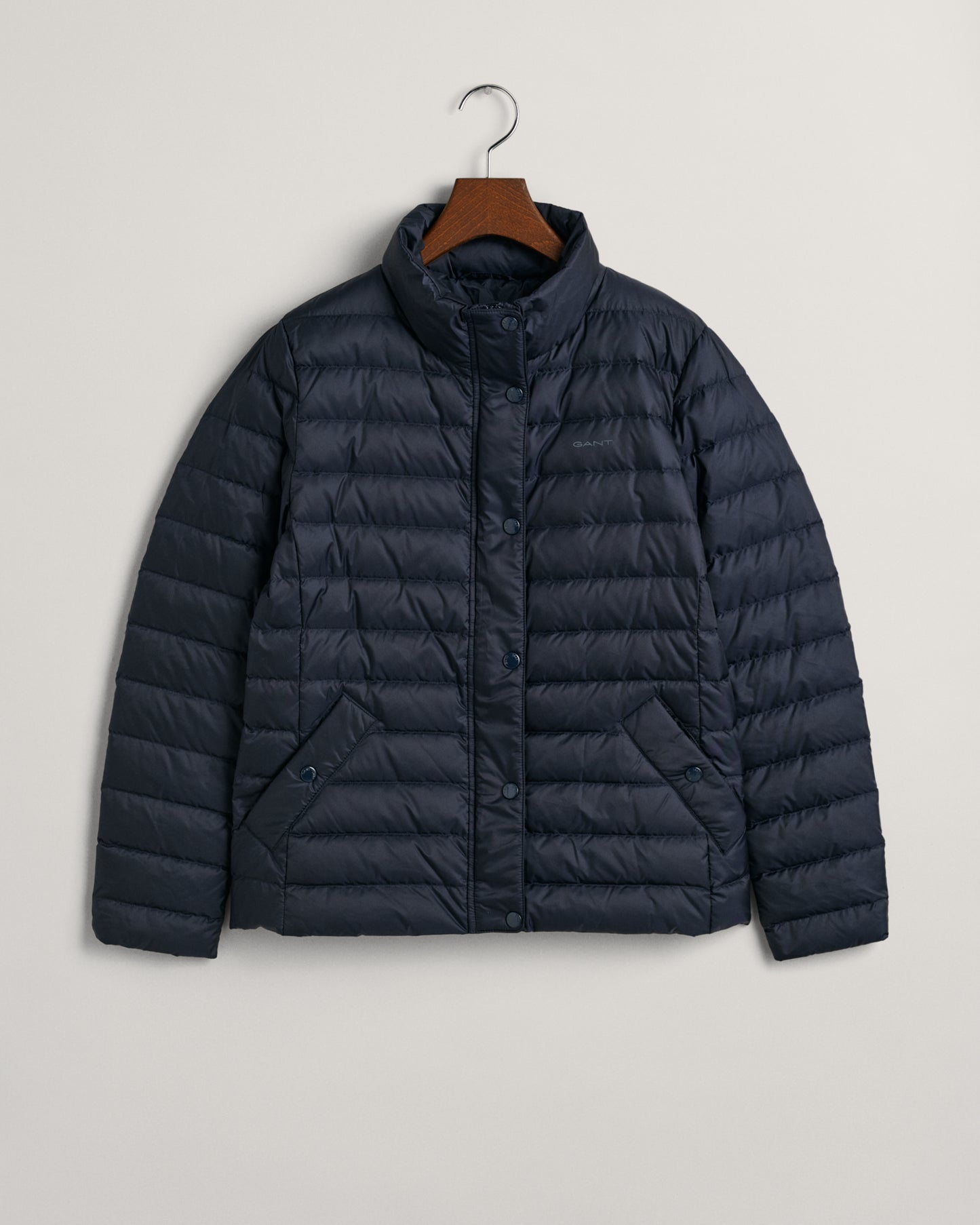 EVENING BLUE, LIGHT DOWN JACKET, FLAT-LAY BY GANT AU.