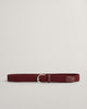 PLUMPED RED, ELASTIC BRAIDED BELT, FRONT-VIEW BY GANT AU.