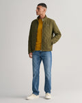 JUNIPER GREEN, QUILTED WINDCHEATER BY GANT AU.