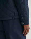 EVENING BLUE, QUILTED WINDCHEATER, CLOSE-UP BY GANT AU.