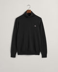 BLACK, CLASSIC COTTON ROLLERNECK, FLAT-LAY BY GANT AU.
