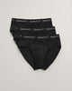 BLACK, BRIEF 3-PACK BY GANT AU.