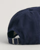 EVENING BLUE, UNISEX. TONAL ARCHIVE SHIELD CAP, FLAT-LAY BY GANT AU.