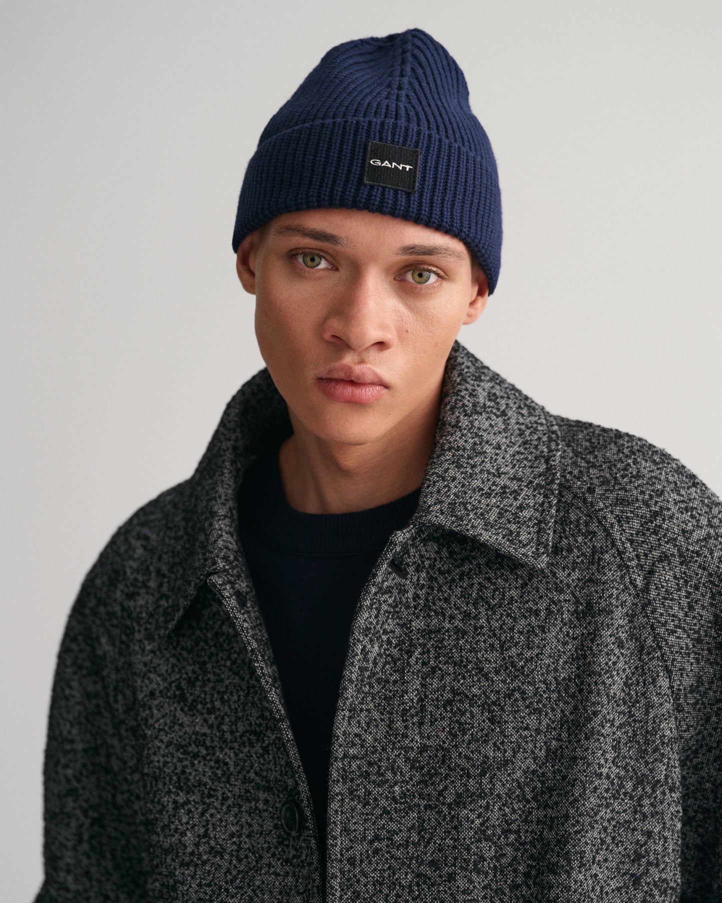 MARINE, UNISEX. COTTON RIB KNIT BEANIE BY GANT AU.