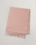 FADED PINK, UNISEX. WOOL SCARF, FRONT-VIEW BY GANT AU.