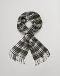 DARK CACTUS, MULTI CHECK SCARF, CLOSE-UP BY GANT AU.