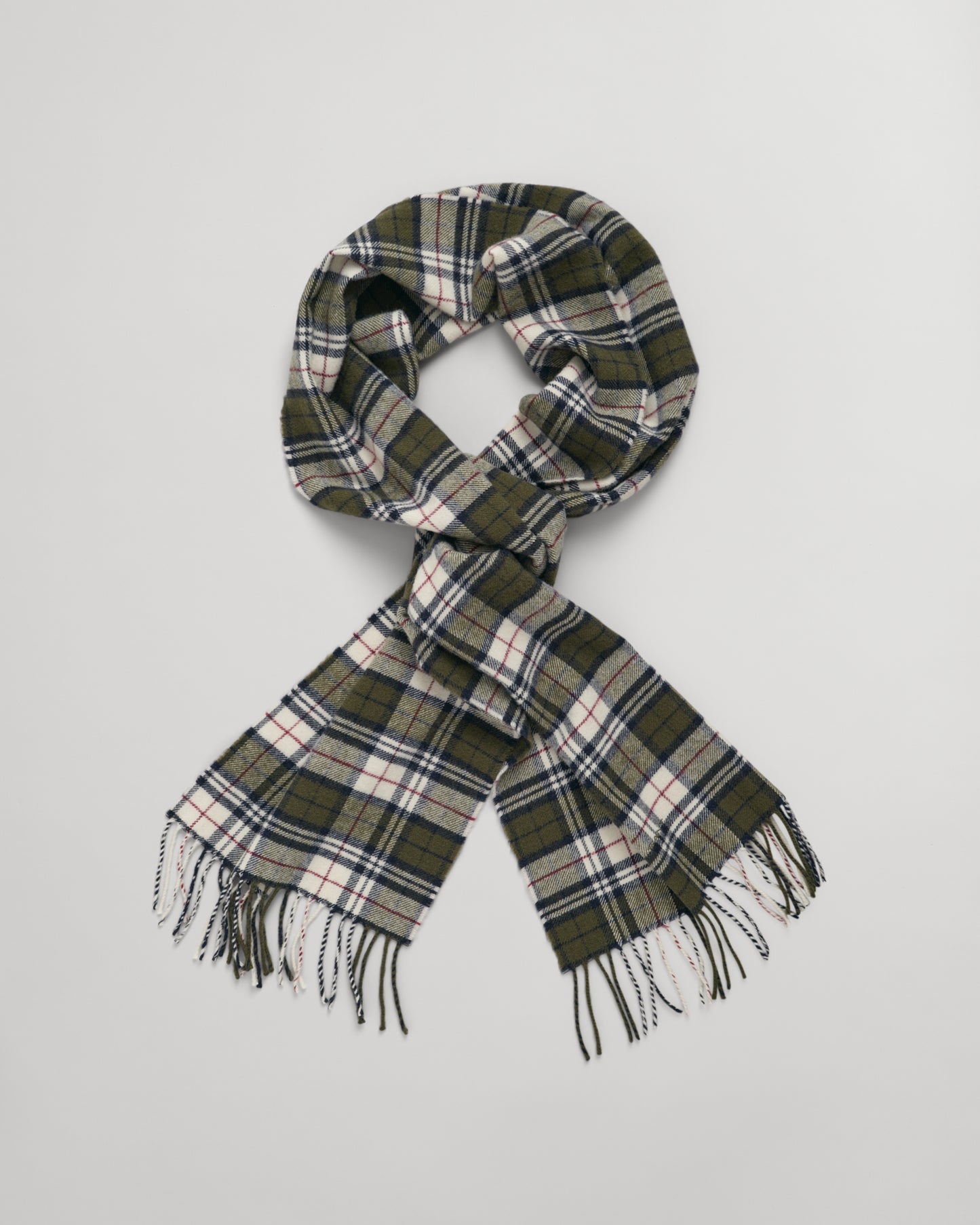 DARK CACTUS, MULTI CHECK SCARF, CLOSE-UP BY GANT AU.