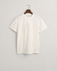 EGGSHELL, REG TONAL SHIELD SS T-SHIRT, FLAT-LAY BY GANT AU.