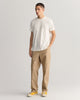 EGGSHELL, REG TONAL SHIELD SS T-SHIRT BY GANT AU.