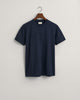 EVENING BLUE, REG TONAL SHIELD SS T-SHIRT, FLAT-LAY BY GANT AU.