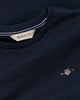 EVENING BLUE, SHIELD SS T-SHIRT, CLOSE-UP BY GANT AU.