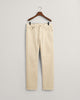 SILKY BEIGE, REGULAR DESERT JEANS, FLAT-LAY BY GANT AU.