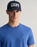 RICH BLUE, REG SHIELD SS T-SHIRT, CLOSE-UP BY GANT AU.