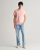 BUBBELGUM PINK, REG SHIELD SS T-SHIRT BY GANT AU.