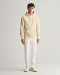 SILKY BEIGE, REG SHIELD HOODIE BY GANT AU.