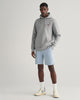 DOVE BLUE, REG SHIELD SWEAT SHORTS BY GANT AU.