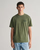 PINE GREEN, SUNFADED GRAPHIC SS T-SHIRT, FRONT-VIEW BY GANT AU.