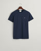 EVENING BLUE, SLIM PIQUE SS T-SHIRT, FLAT-LAY BY GANT AU.