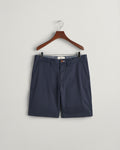 MARINE, SLIM TWILL SHORTS, FLAT-LAY BY GANT AU.