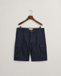 MARINE, RELAXED TWILL CARGO SHORTS, FLAT-LAY BY GANT AU.