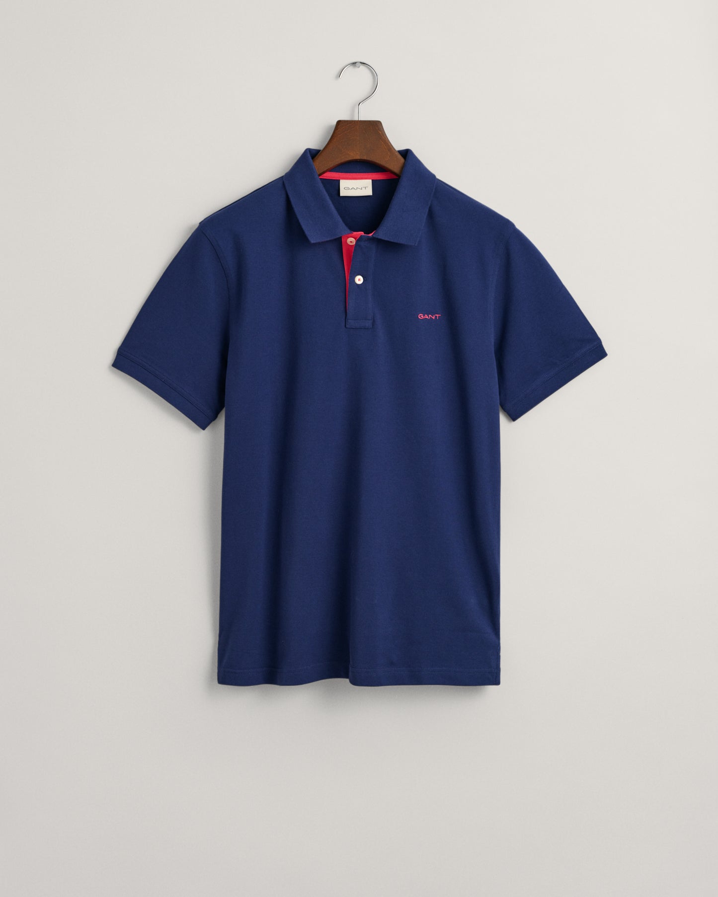 PERSIAN BLUE, REG CONTRAST PIQUE SS POLO BY GANT AU.