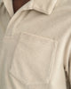 SILKY BEIGE, TERRY SS PIQUE, CLOSE-UP BY GANT AU.