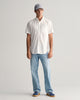 WHITE, REG CLASSIC POPLIN SS SHIRT BY GANT AU.