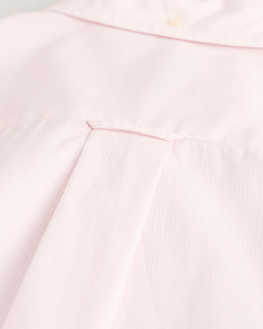 LIGHT PINK, REG CLASSIC POPLIN BANKER SHIRT, CLOSE-UP BY GANT AU.
